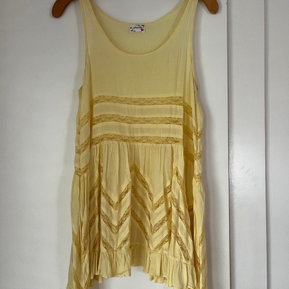 Free People Intimately Yellow sundress size XS